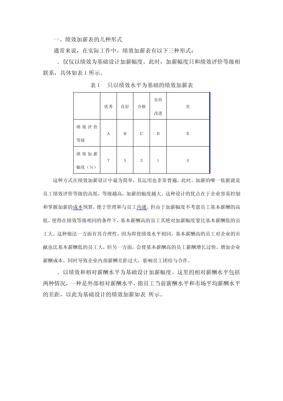 绩效加薪方案案例_第3页