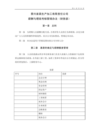 绩效考核和薪酬管理