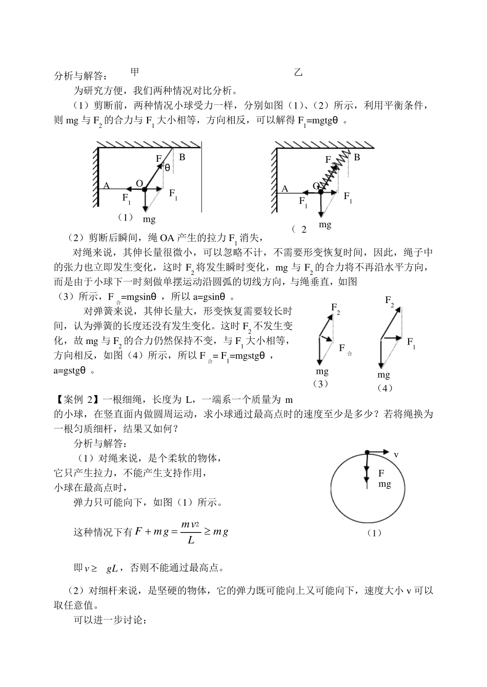 绳子、弹簧、杆产生的弹力特点_第2页