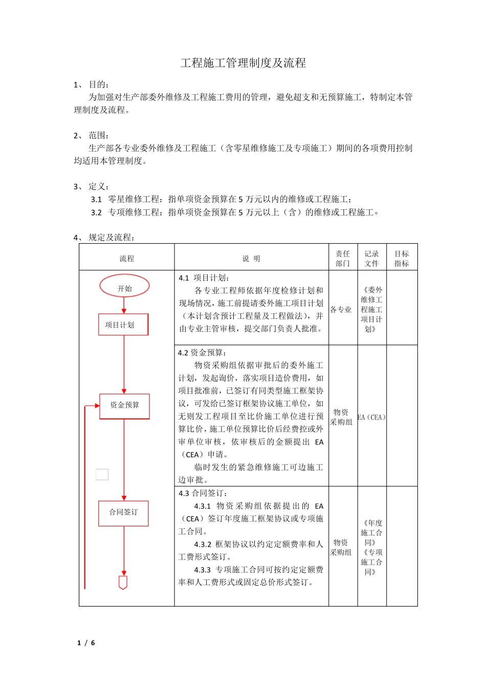 维修工程管理制度及流程_第1页