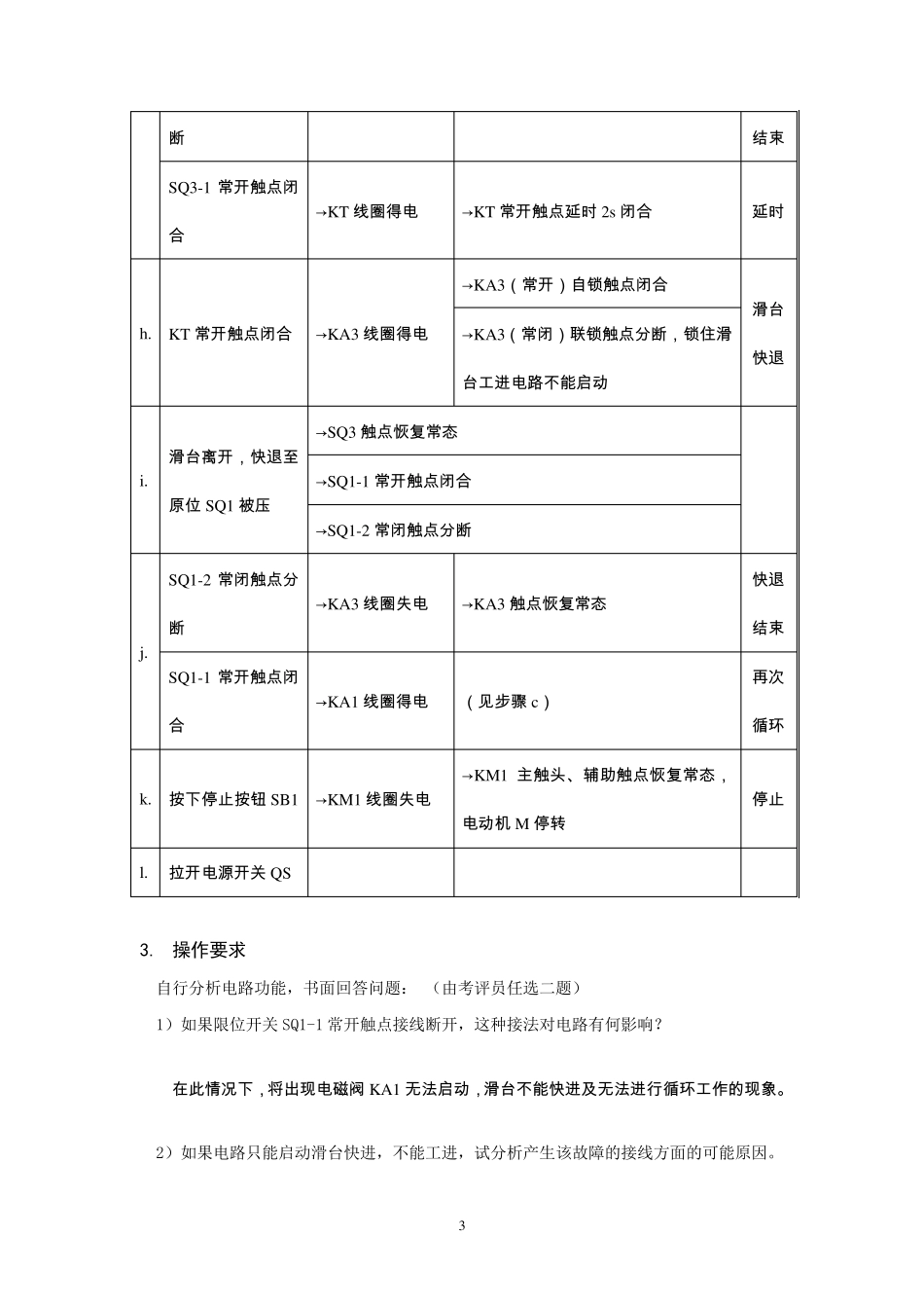 维修电工中级电气控制线路安装调试_第3页