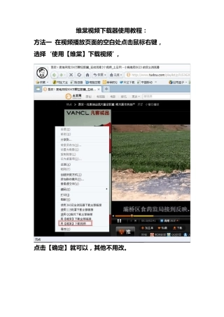维棠视频下载器使用教程