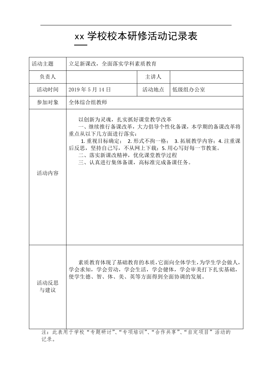 综合校本研修活动记录表_第3页