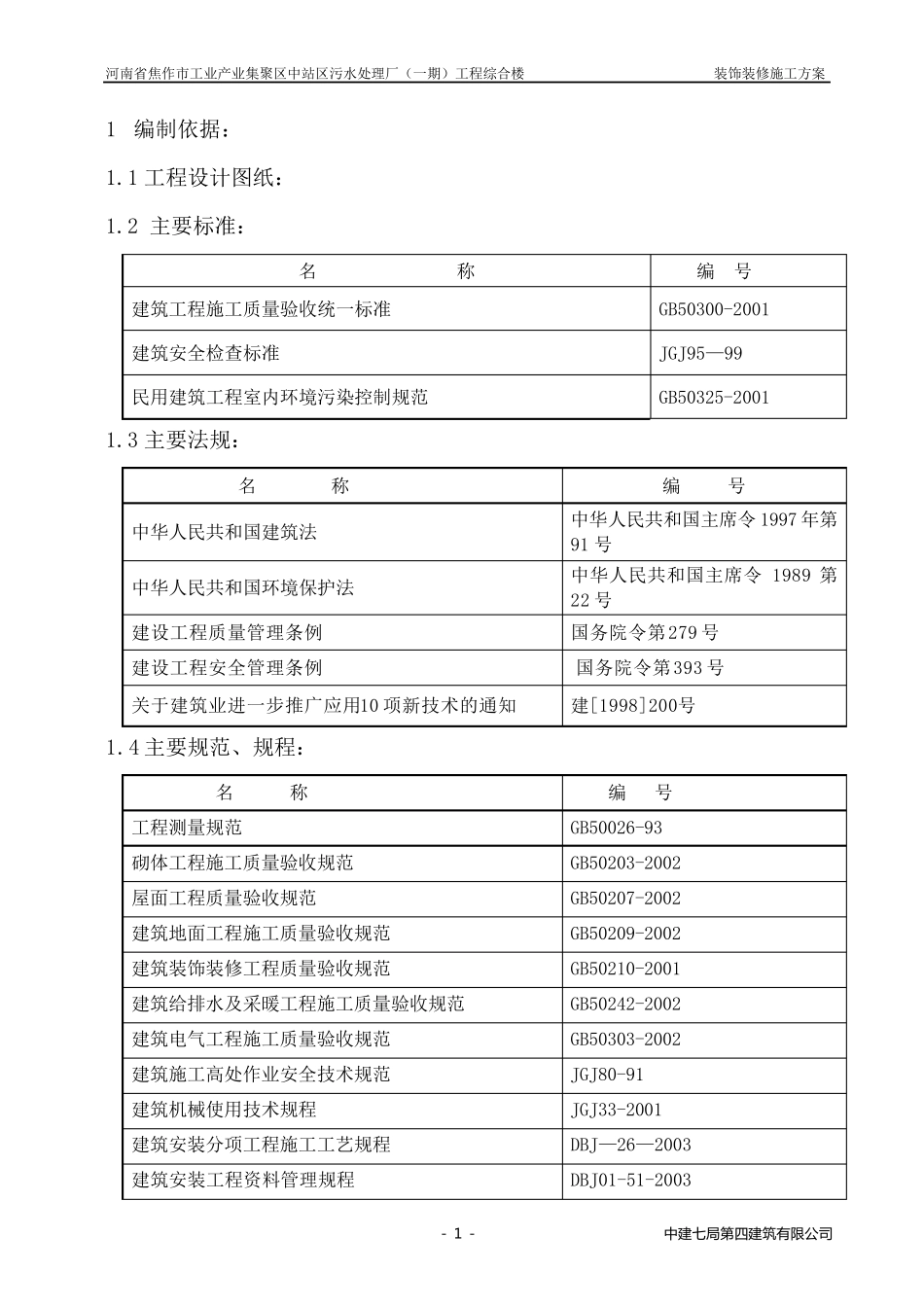综合楼装饰装修施工方案_第1页
