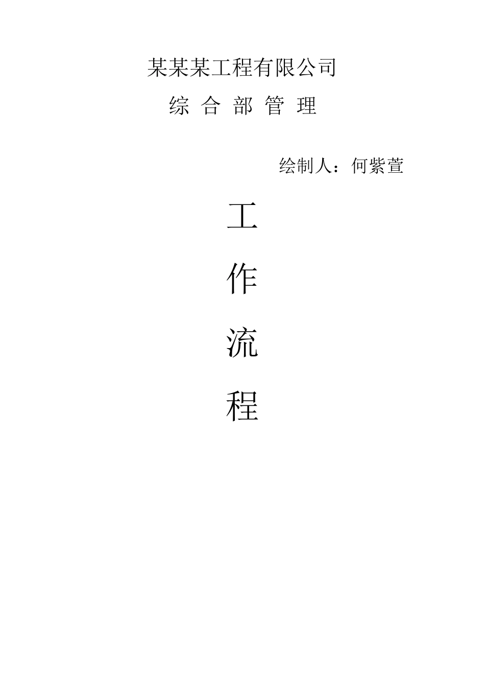 综合部工作流程图_第1页