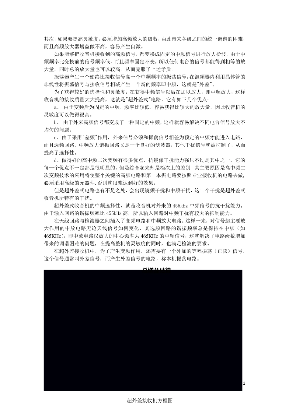 超外差式收音机课程设计报告_第2页