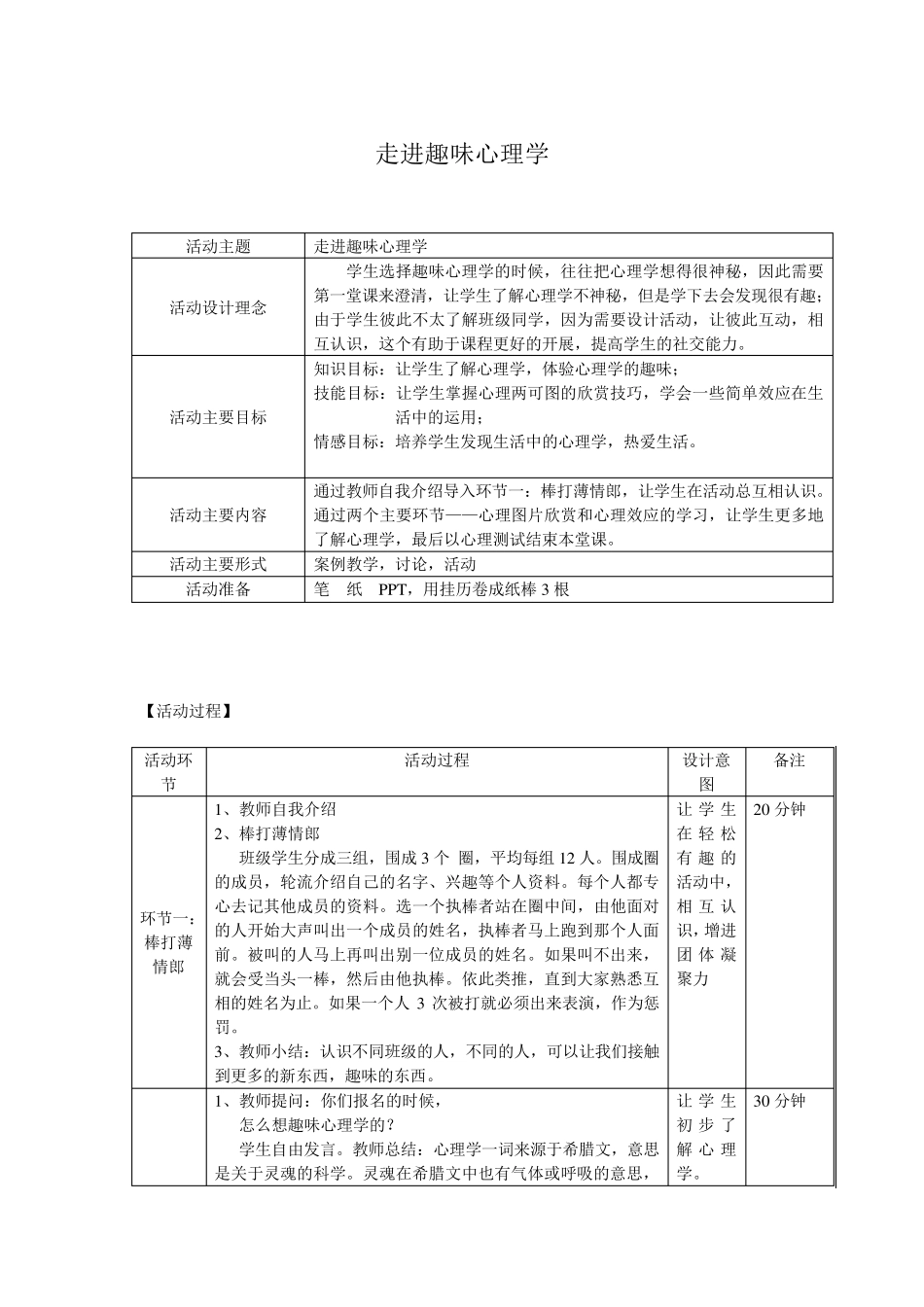 趣味心理学第一课走进趣味心理学_第1页