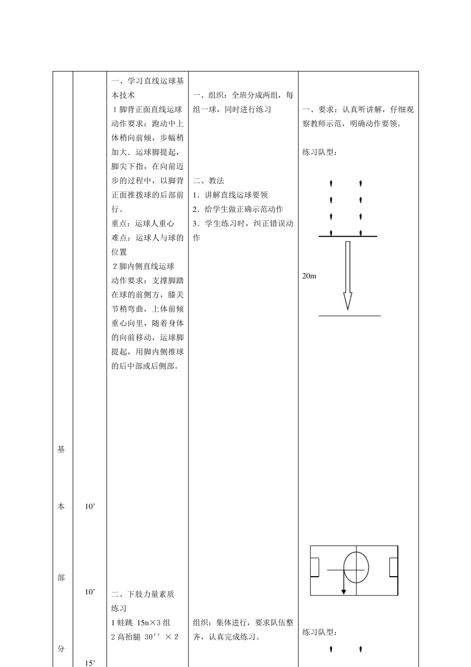 足球课教案全集(通用版)_第2页
