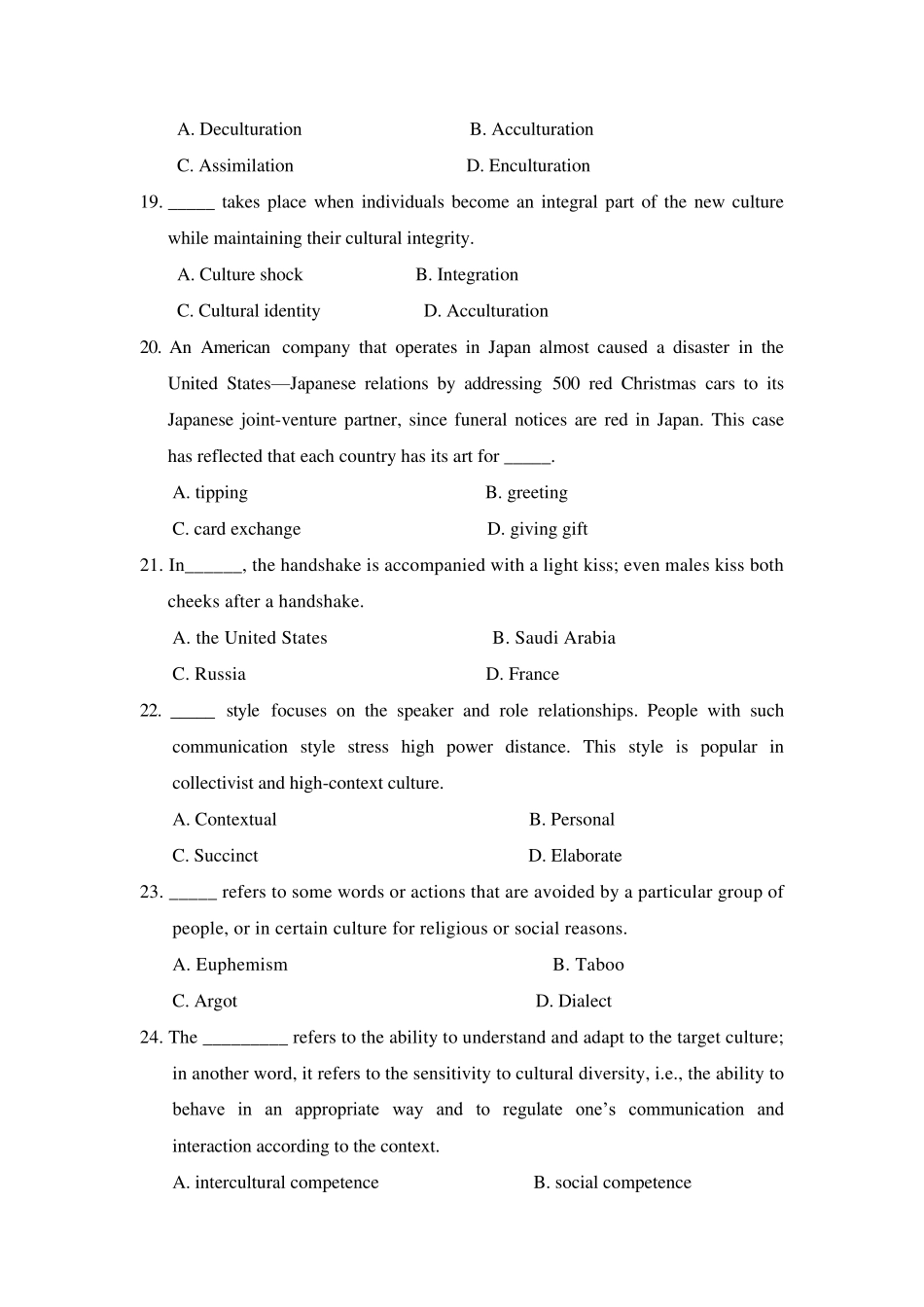 跨文化选择题_第3页