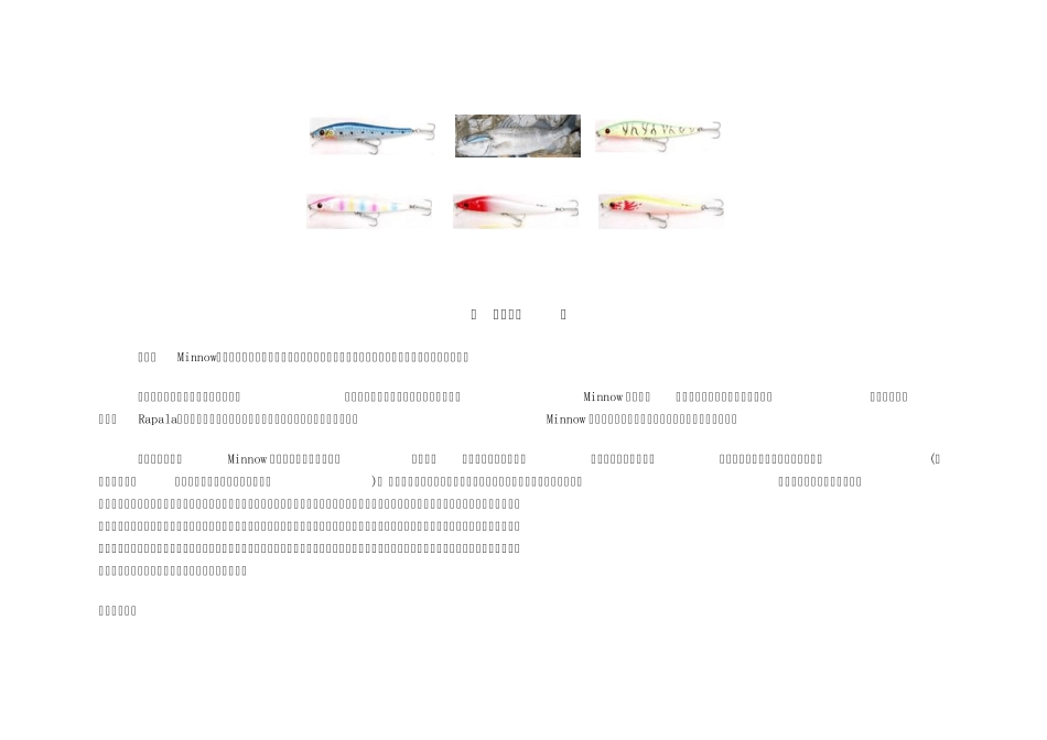 路亚饵介绍及对象鱼_第2页