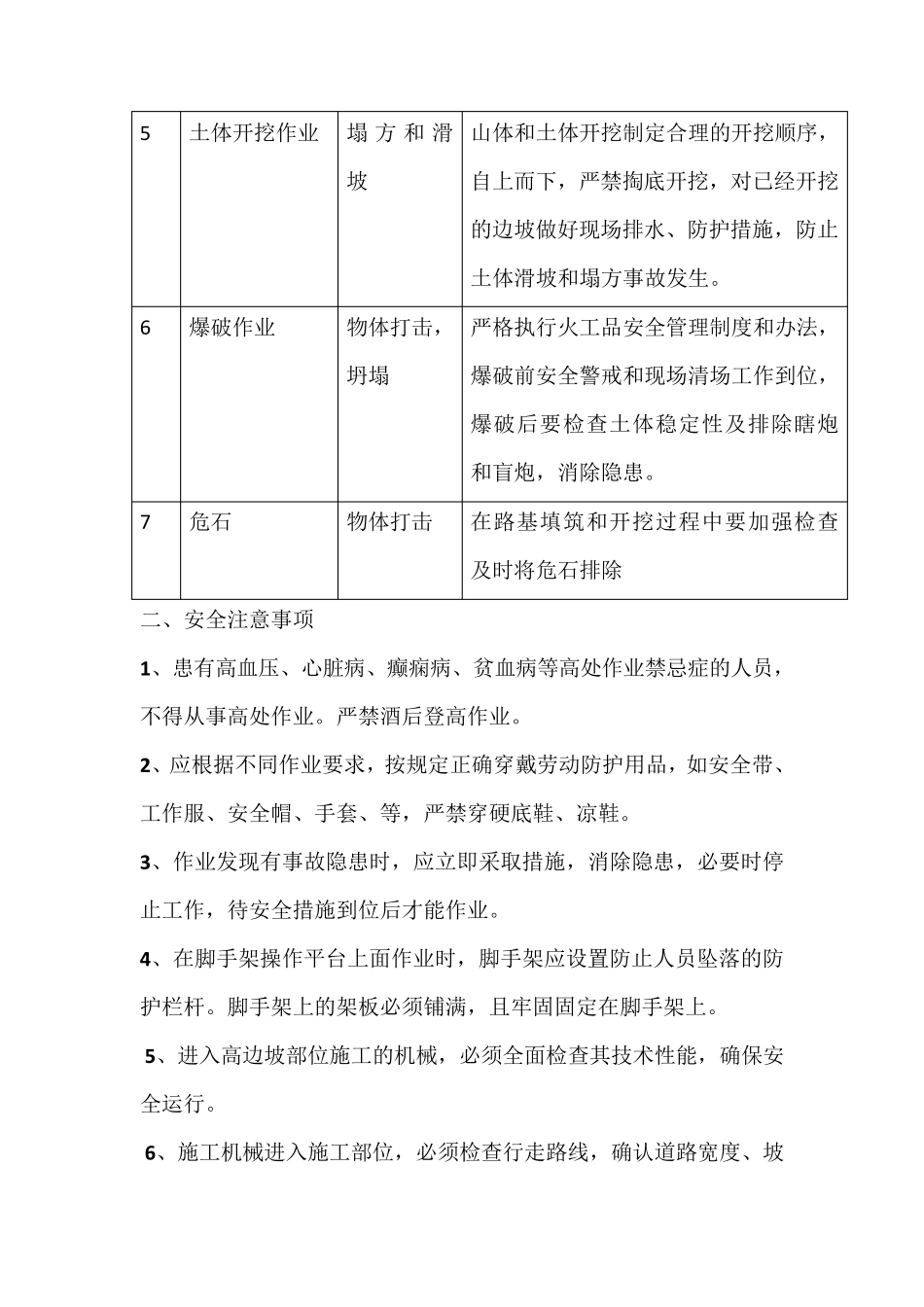 路基施工人员安全风险告知书_第2页