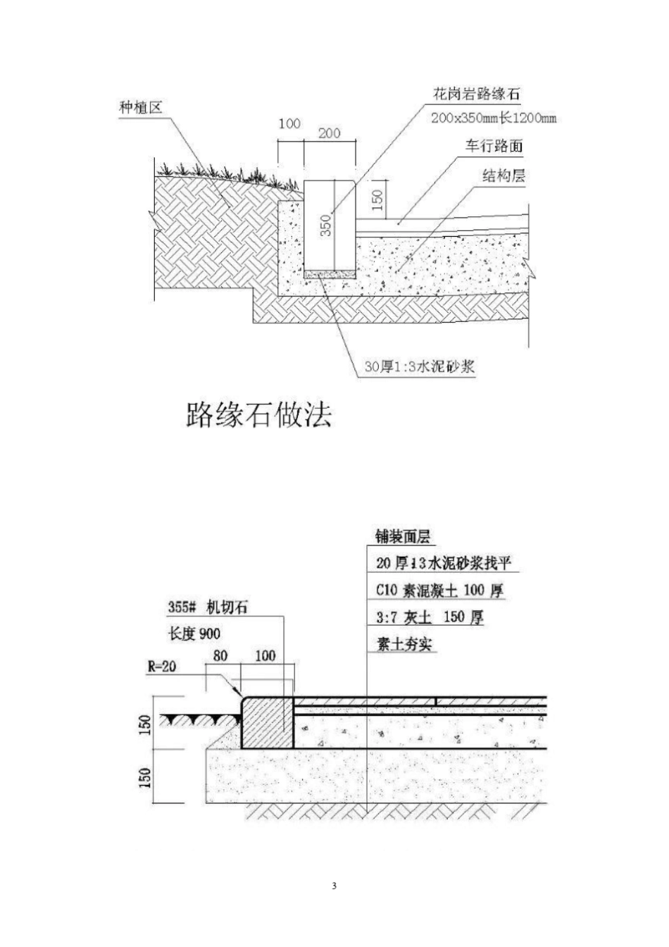 路缘石施工要求及注意事宜_第3页