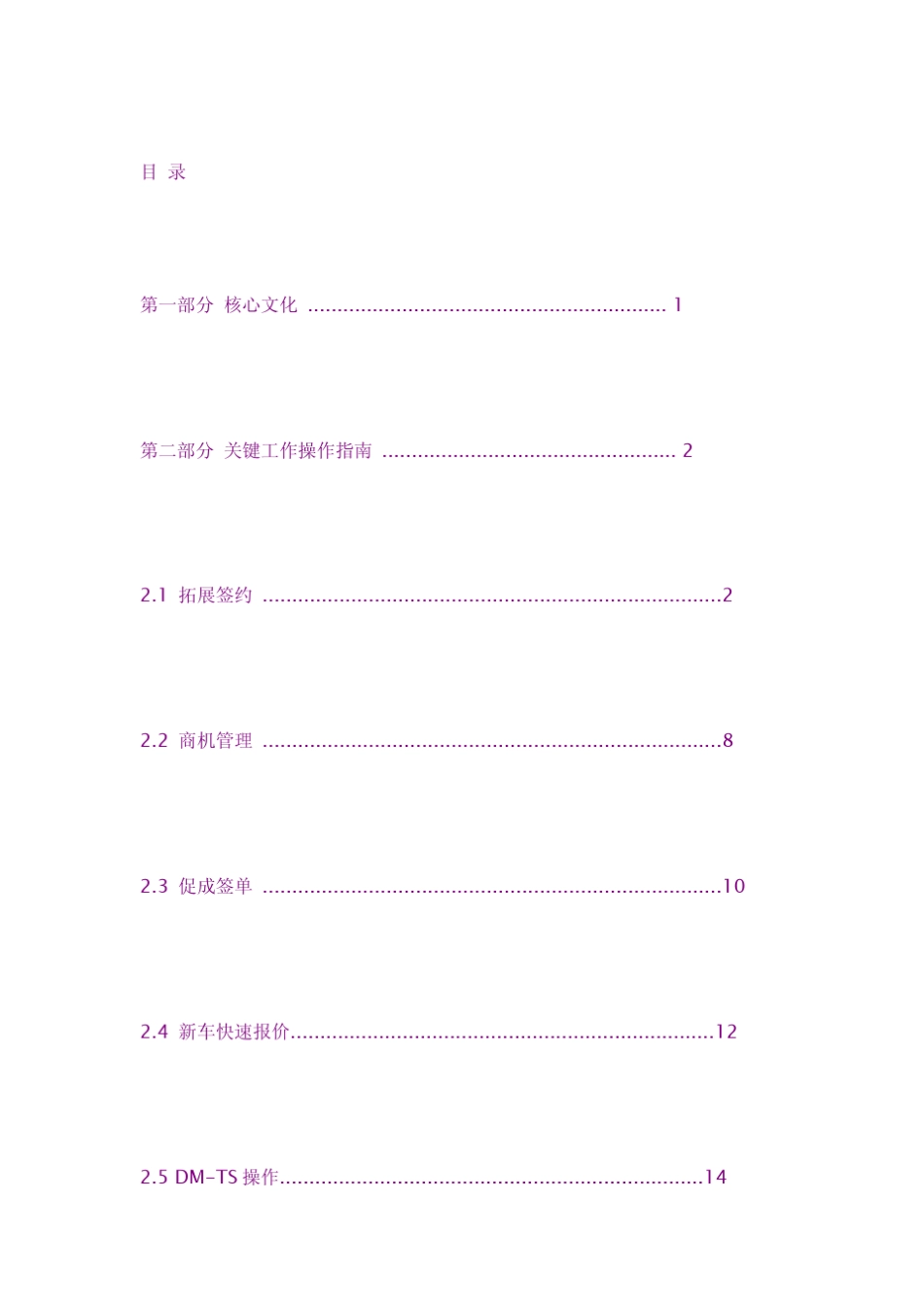 车商渠道销售标准操作SOP手册简化版_第2页