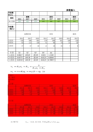 车速及噪声计算