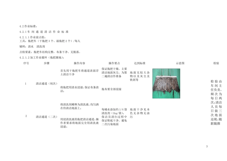 车间清洁工工作内容及作业标准_第3页
