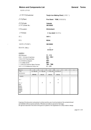轧机功能代码的含义
