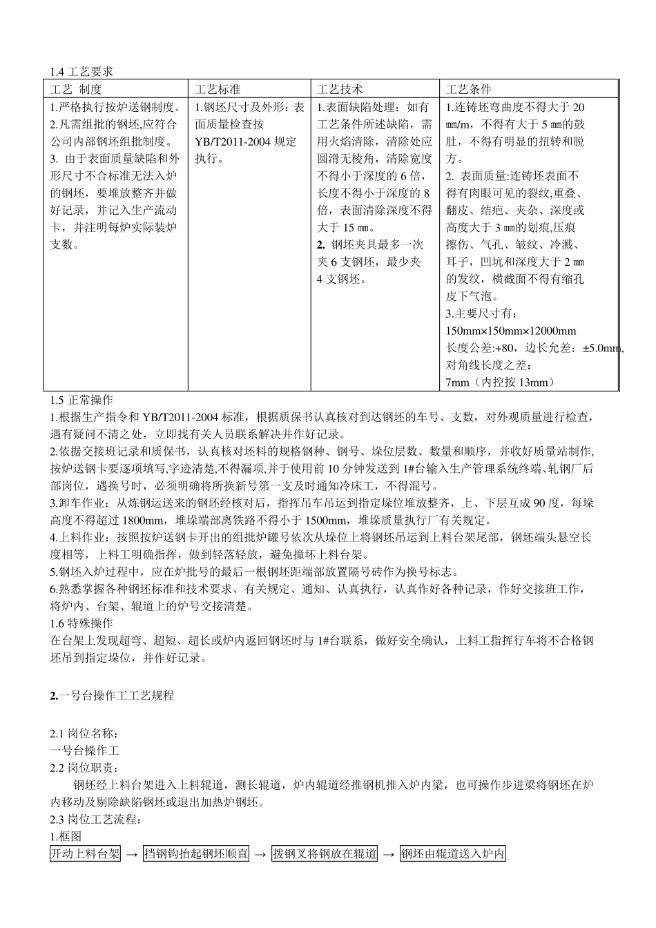 轧钢高线工艺操作规程_第3页