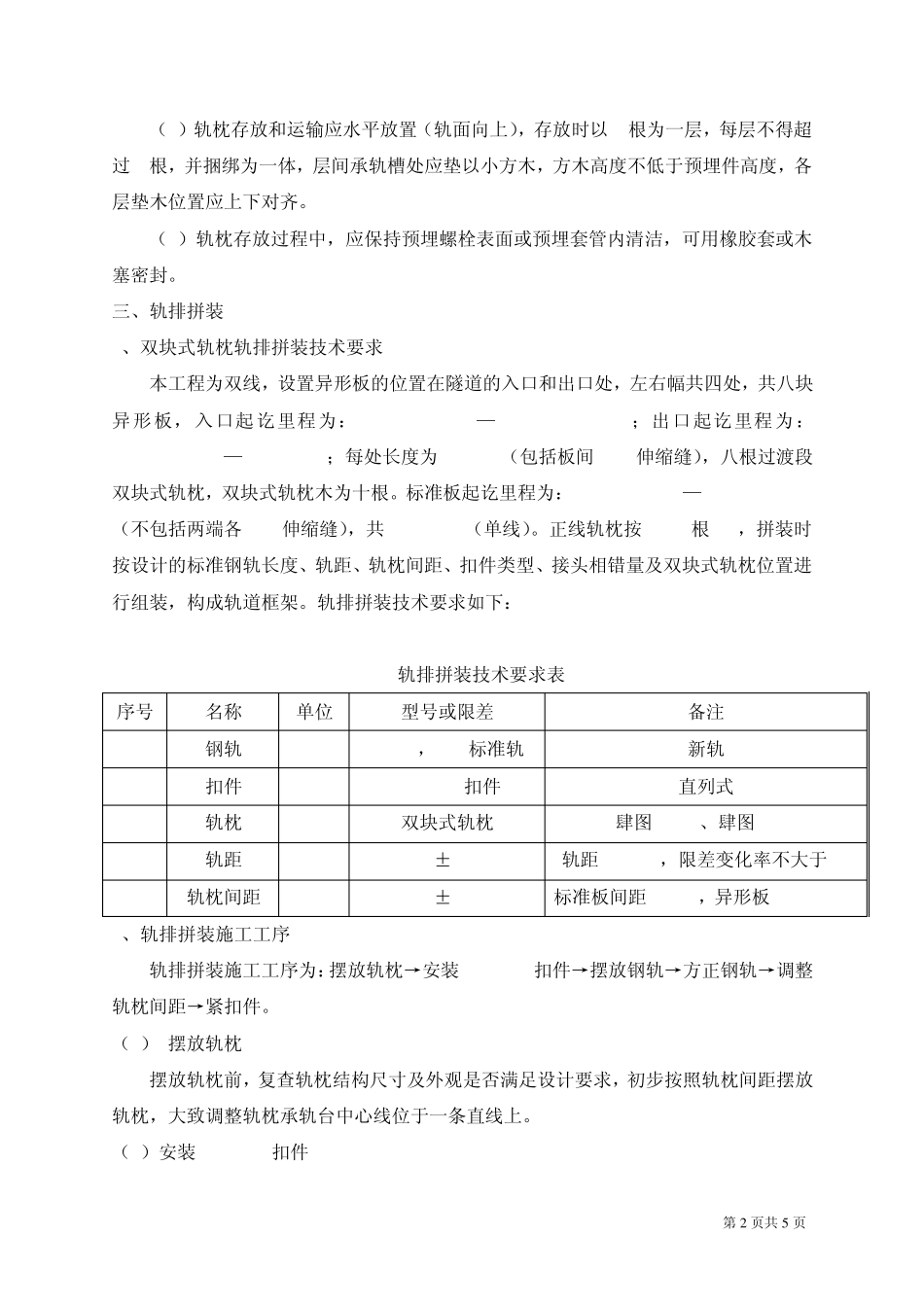 轨排拼装作业指导书_第3页