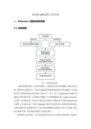 转录组ref流程工作手册