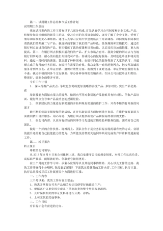 转正后的工作计划(共11篇)
