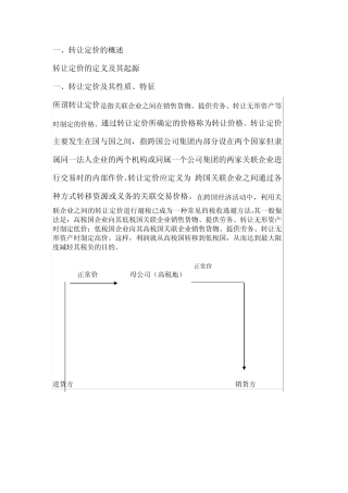 转让定价的定义