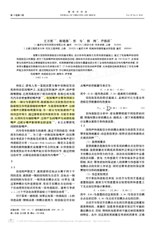 轮胎振动噪声结构传递路径分析彭为2010