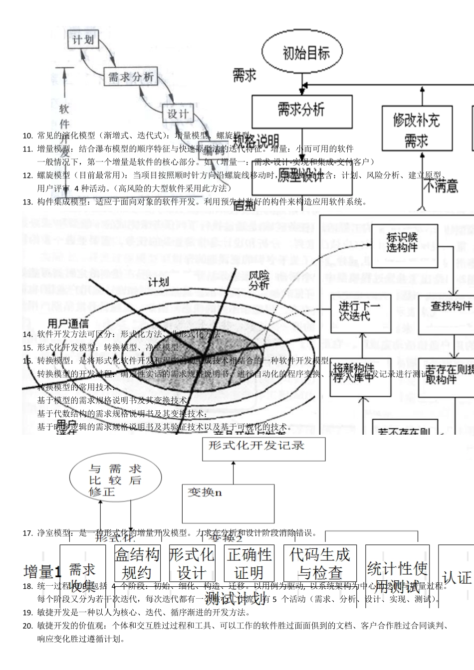 软件工程原理、方法与应用[第三版]复习总结_第2页