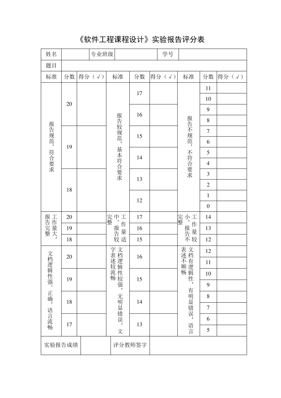 软件工程课程设计学籍管理系统_第3页