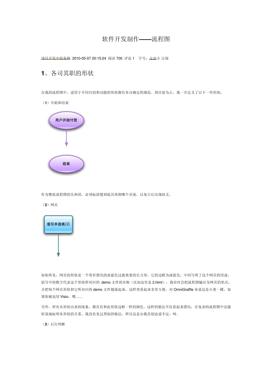 软件开发制作——流程图_第1页