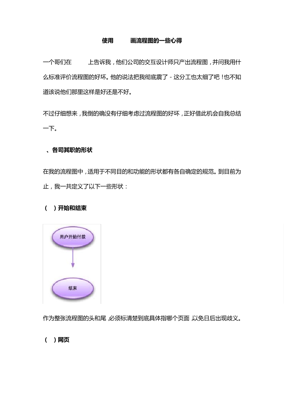 软件开发制作使用Visio画流程图的一点心得_第1页