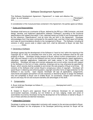 软件开发协议英文版