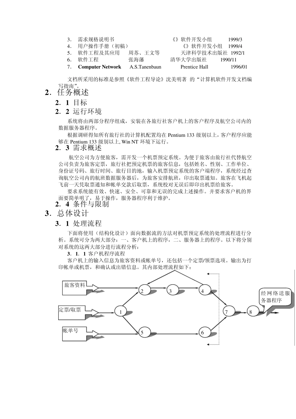软件系统概要设计说明书模板_第2页