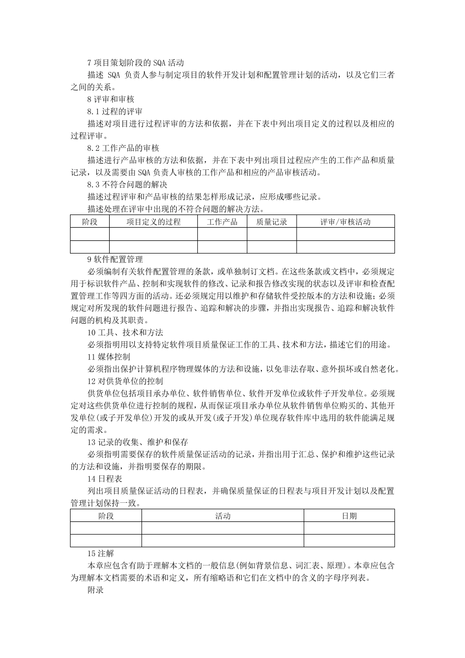 软件质量保证计划(SQAP)_第3页