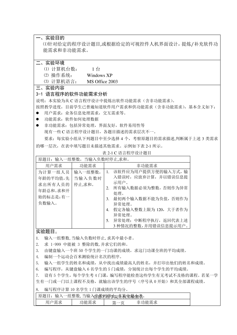 软件需求实验报告2(软件功能描述与确认)_第3页