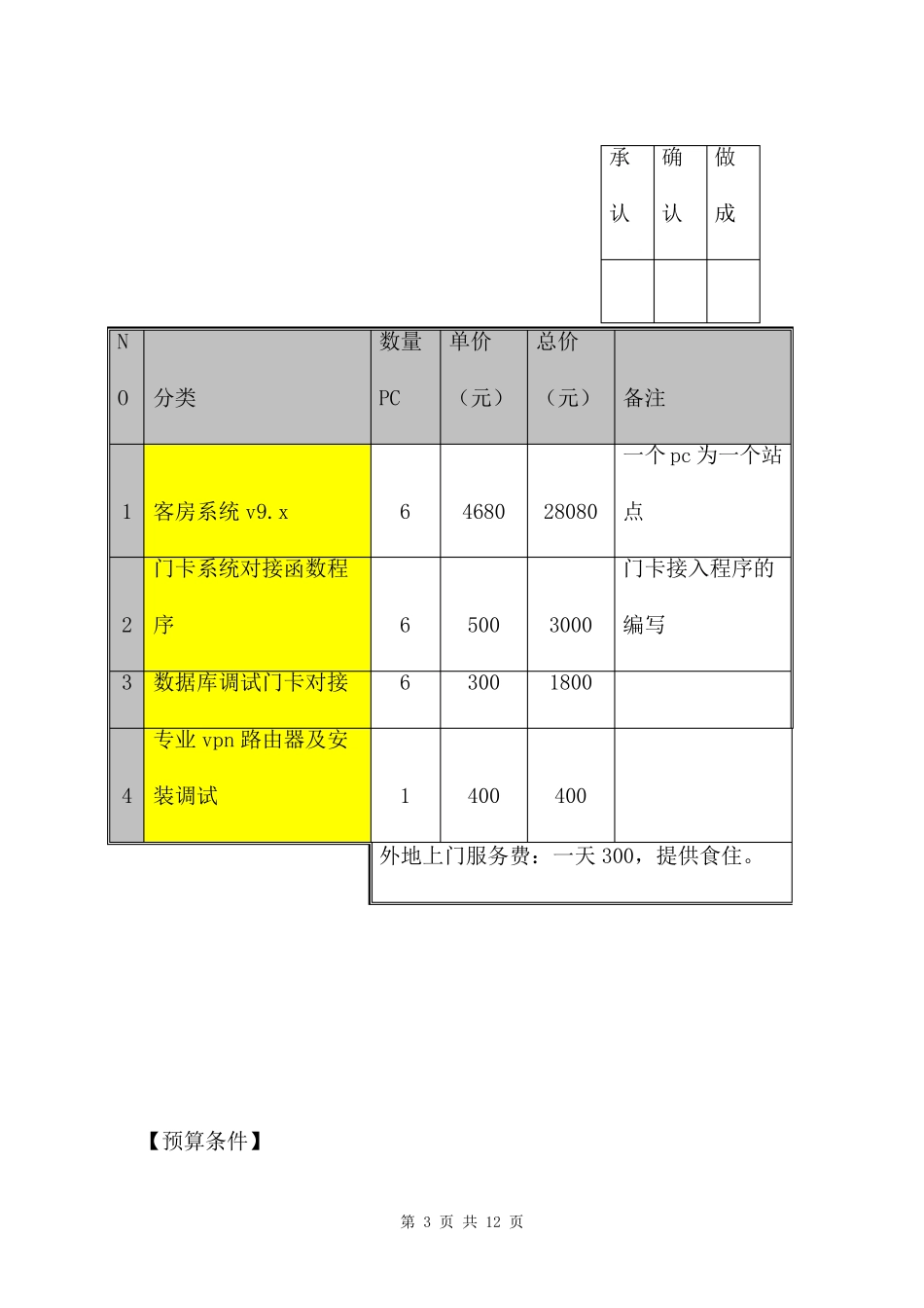 软件项目报价单模版三篇_第3页