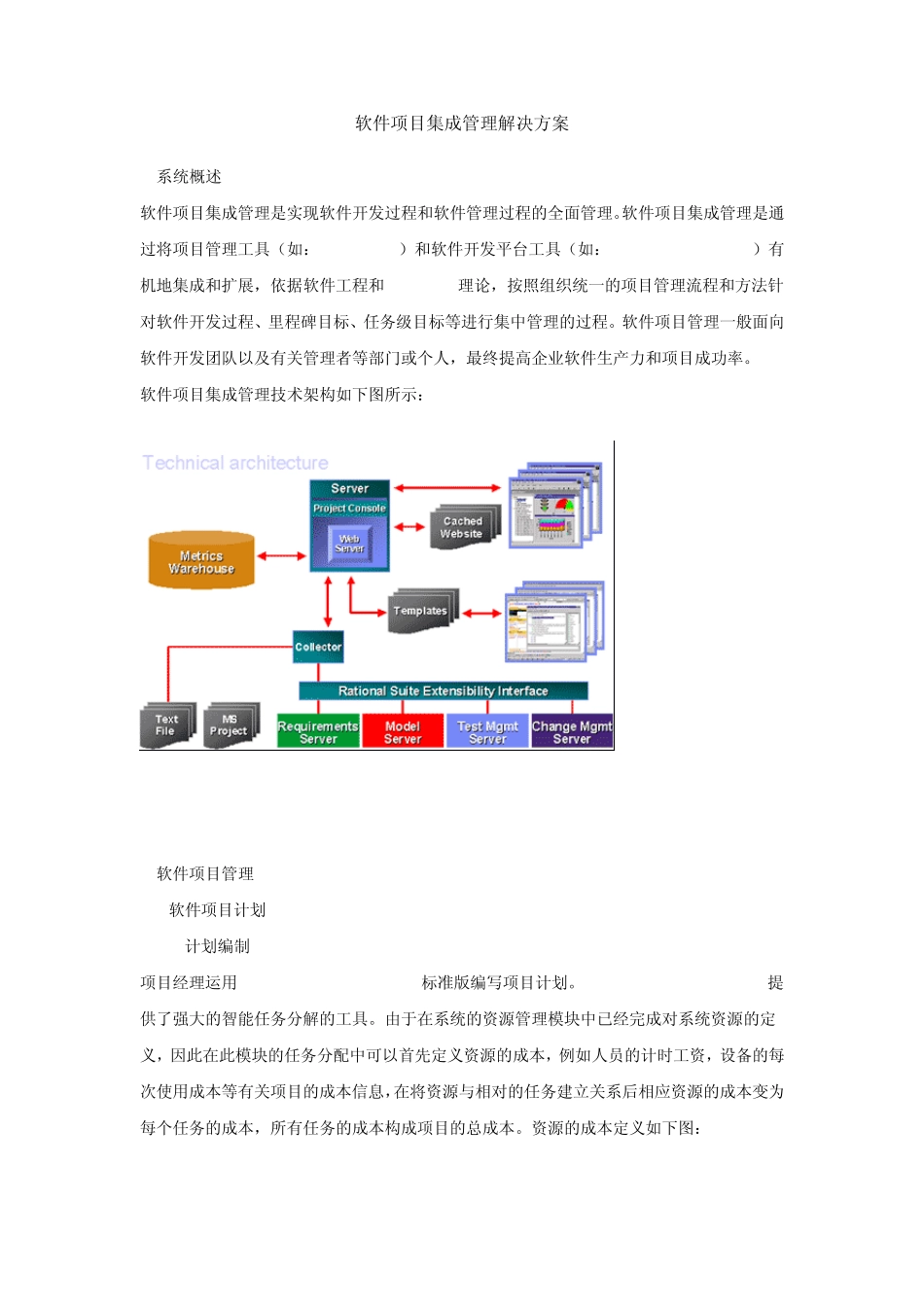 软件项目集成管理解决方案_第1页