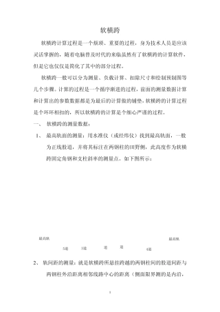 软横跨(手工计算)
