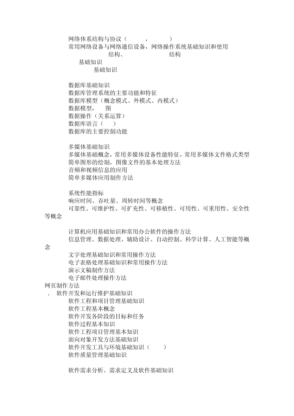 软考程序员大纲_第3页