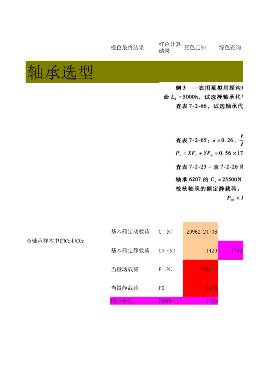 轴承选型和计算_第1页