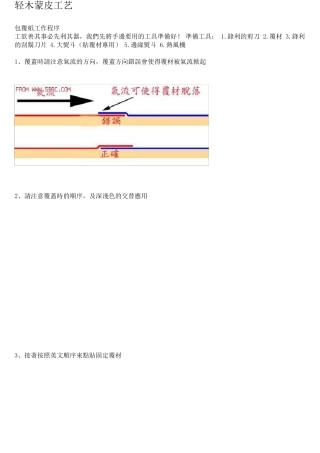 轻木航模蒙皮教程