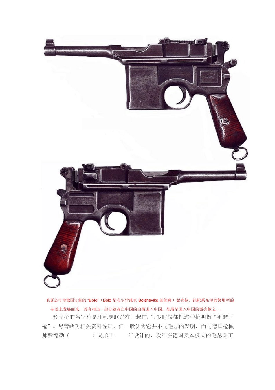 轻武器常识+驳壳枪轶事_第2页