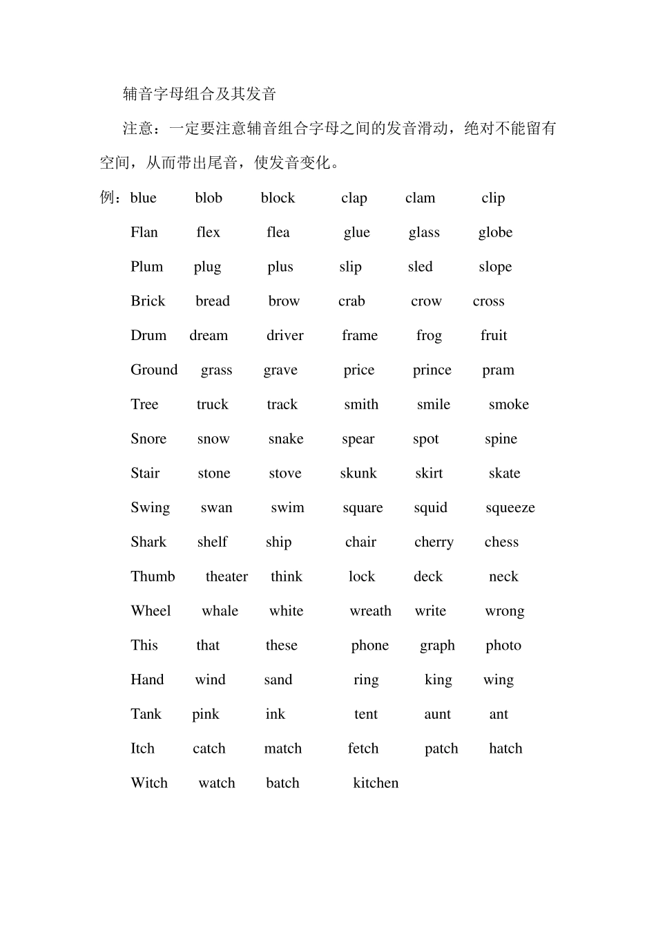 辅音字母发音及音标对应_第3页