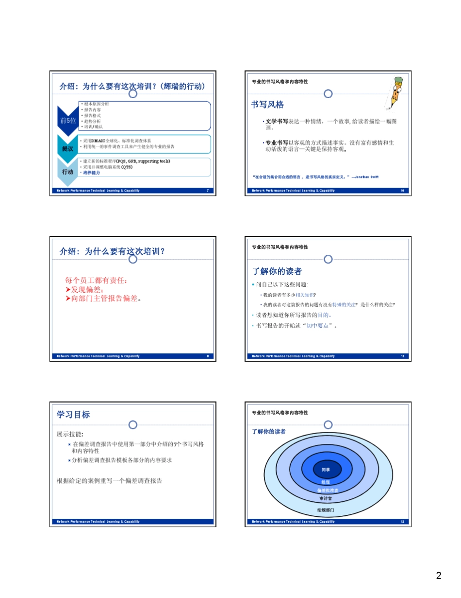 辉瑞培训资料+偏差调查报告书写_第2页