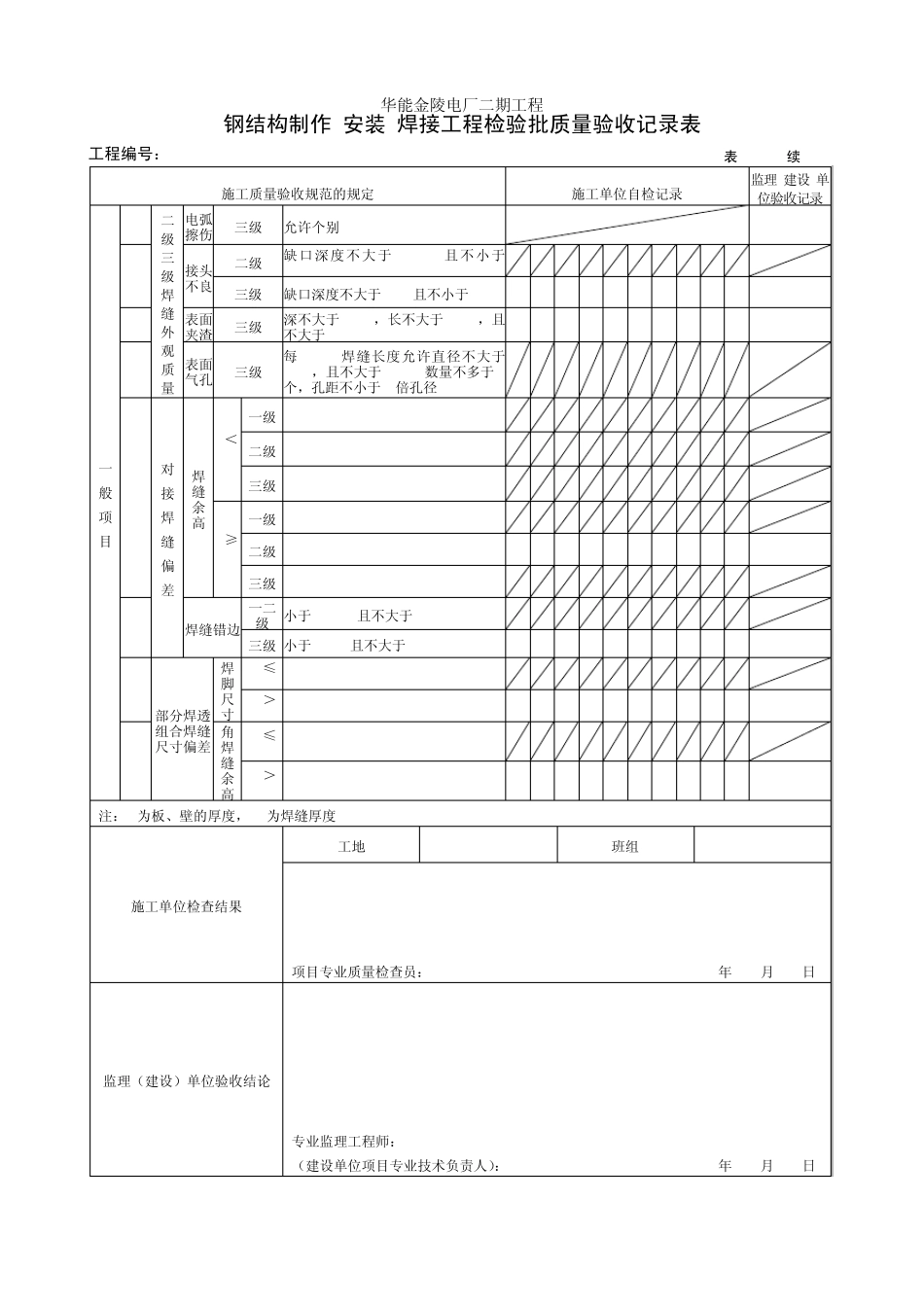输煤栈桥制作检验批007(4421425)20090530_第3页
