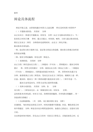 辩论赛网上下载(希望大家多熟悉辩论赛的流程,分享相关资料)