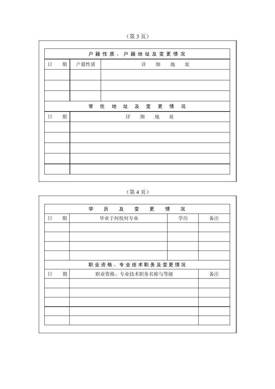 辽宁省《就业失业登记证》(样式)_第3页