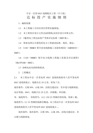 达标投产实施细则