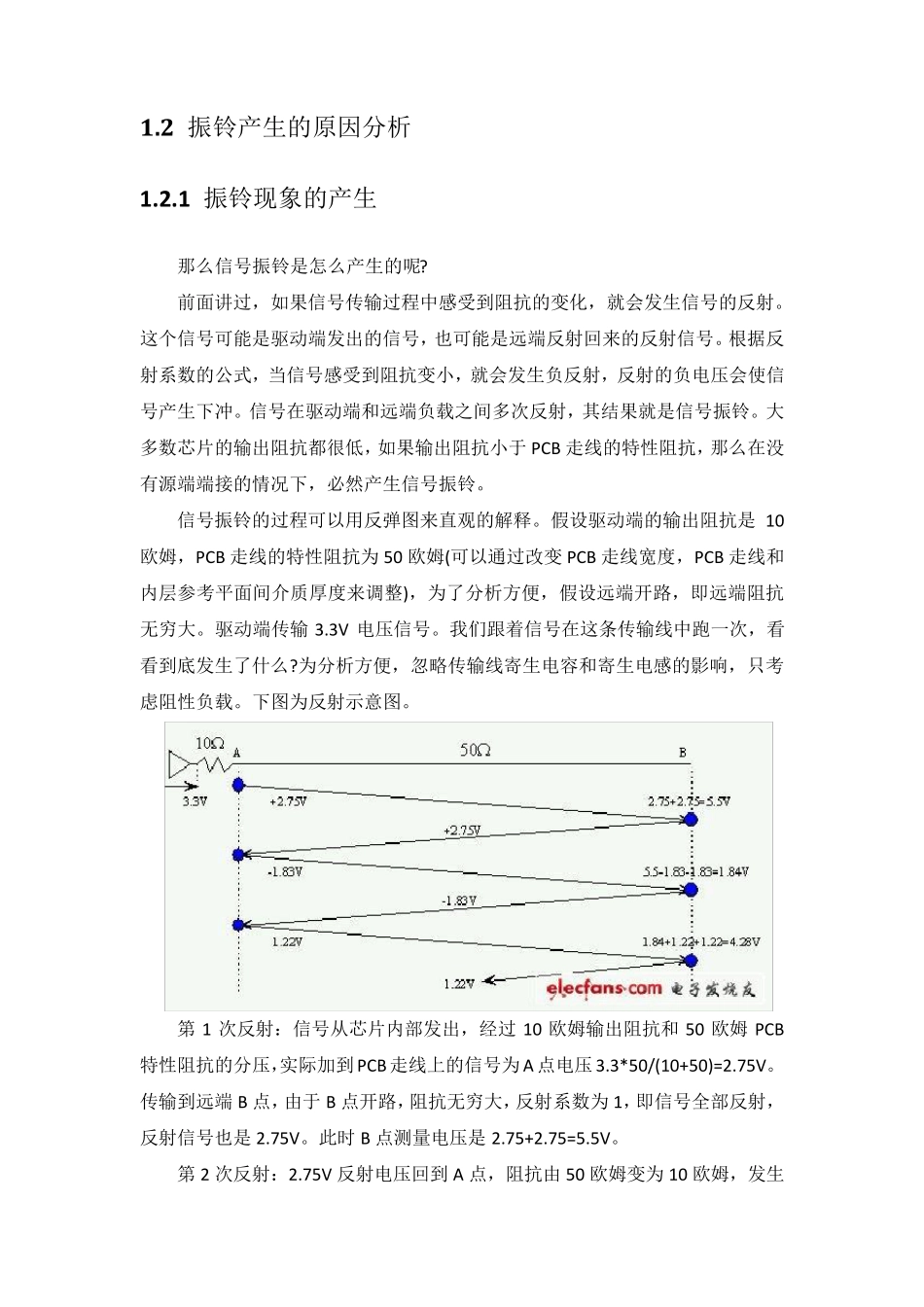 过冲及振铃现象实验分析_第2页
