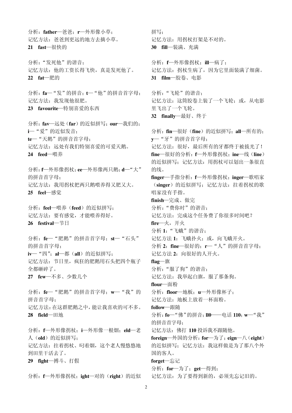 过目不忘的背单词(初中版)_第2页