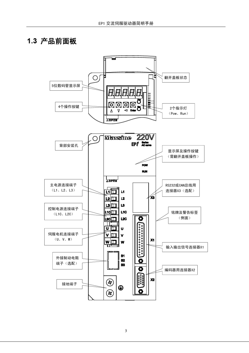 迈信伺服驱动说明书_第3页